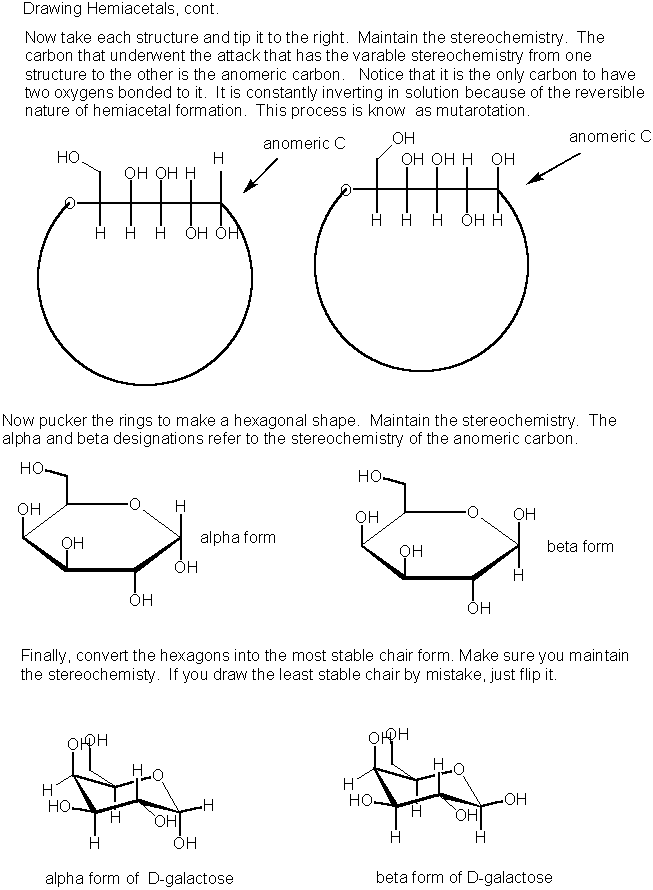 Carbohydrates: Structure of Hexoses and Formation of Hemiacetals